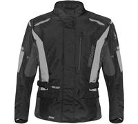 Germot Aron veste textile de moto imperméable, noir-gris, taille 2XL pour homme