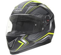 Germot casque moto GM 320 casque intégral mat Noir/Jaune-XS