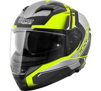 Germot GM 350 Dekor Casque, noir-gris-jaune, taille XL pour homme
