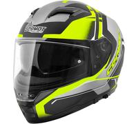 Germot GM 350 Dekor Casque, noir-gris-jaune, taille S pour homme