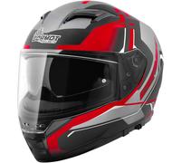 Germot GM 350 Dekor Casque, noir-gris-rouge, taille L pour homme