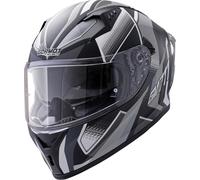 Germot GM 711 Dekor, casque intégral L Mat Noir/Gris Mat Noir/Gris