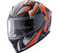 Germot GM 711 Dekor, casque intégral L Mat Noir/Orange Mat Noir/Orange
