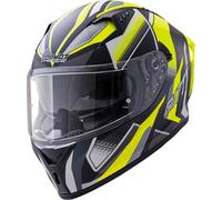 Germot GM 711 Dekor, casque intégral M Mat Noir/Jaune Néon Mat Noir/Jaune Néon