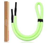 GERNEO® - ORIGINAL - Bracelet de lunettes de sport flottant en néoprène - brille dans l'obscurité - Réglable avec câble - Bande de lunettes de sport imperméable et maintien ferme, jaune
