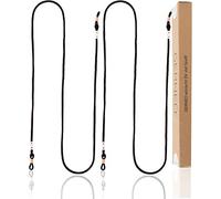 GERNEO® - Paris - cordon pour lunettes en tissu de haute qualité - sangle lunettes unisexe extra long pour lunettes de soleil et de lecture - support en cuivre