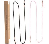 GERNEO® - Paris - cordon pour lunettes en tissu de haute qualité - sangle lunettes unisexe extra long pour lunettes de soleil et de lecture - support en cuivre