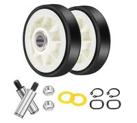 GeRnie 12001541 303373K Kit de 2 rouleaux de support de tambour de sécheuse Pièce de rechange compatible avec les sécheuses 303373 12001541VP