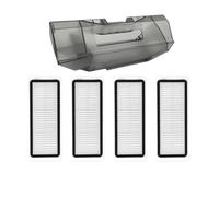 GeRnie Adapté aux accessoires d'aspirateur X20 Pro Plus/L20, boîte à poussière, filtre Hepa, pièce de rechange(1 Dust Box 4 Filters)