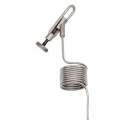 GeRnie Bobine d'échantillonnage en Acier Inoxydable 304, Bobine Anti-Queue de Cochon de 5,5 Pieds, 3mm ID X 4mm OD, Accessoires de Fermentation Conique