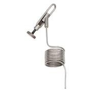 GeRnie Bobine d'échantillonnage en acier inoxydable 304, bobine anti-queue de cochon de 5,5 pieds, 3mm ID X 4mm OD, accessoires de fermentation conique