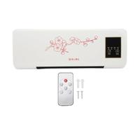 gernie Climatiseur, 2000W 2 en 1, Chauffage Mural, Double Usage, très Efficace, Grand Angle, Faible Bruit, Petit Refroidisseur d'air et Chauffage Mobile avec télécommande