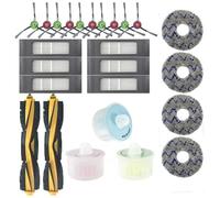 GeRnie Filtre de brosse latérale principale, tissu de vadrouille for aspirateur Turbo T10, pièces de rechange for le nettoyage de la maison, 25 pièces