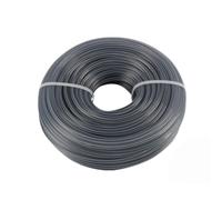 GErnie Ligne Universelle de Coupe-Herbe en Nylon dentelé, Fil d'acier résistant à l'usure, pièces de Rechange for débroussailleuse et tête de Ficelle(3.0-Square-60m)