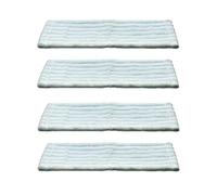 GeRnie Lot de 4 têtes de balai en microfibre de rechange for balai vapeur 42 cm
