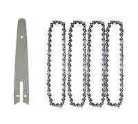 GErnie Mini barre de tronçonneuse et ensemble de chaînes LP 6 "1/4", 043 "/1.1mm, 37DL for scie électrique sans fil, coupe de bois, remplacement tranchant