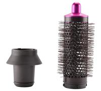 GeRnie Peigne cylindrique et adaptateur, accessoires de coiffure, outil de bouclage