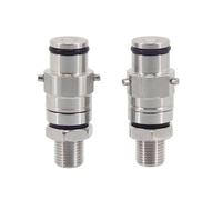 GeRnie Poteau de bière à gaz à Verrouillage à goupille, avec Assemblage de cloison à Filetage de 1/4 de Pouce, raccords de Brassage à Domicile en Acier Inoxydable(Gas and Beer)