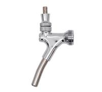 GeRnie Robinet de bière à bec étendu chromé, robinet de bière pression américain Standard, équipement de brassage à domicile