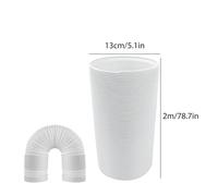GeRnie Tuyau d'échappement télescopique Kit de tuyau d'échappement de climatisation mobile portable Accessoires légers for la maison(Style K)
