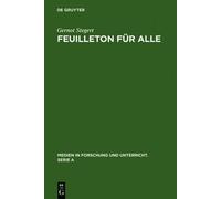 Gernot Stegert Feuilleton für alle (Relié)
