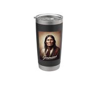 Geronimo Apache American Native Pride Gobelet isotherme en acier inoxydable double paroi