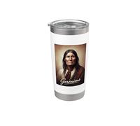 Geronimo Apache American Native Pride Gobelet isotherme en acier inoxydable double paroi