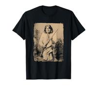 Geronimo, Famous Ndendahe Apache Indian Medicine Man T-Shirt