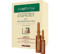 Gerovital Traitement Expert Kit Traitement Régénération Cheveux 20 Ampoules