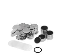 GeRRit 100 pièces 58mm Badge matériel for Bricolage Tableau Blanc réfrigérateur magnétique réfrigérateurs décor marqueur Autocollant Badge Mini Miroir décapsuleur (Color : Soft Magnet Button)