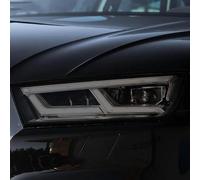 Gerrit 2 Pcs Phare De Voiture TPU Film Phare Transparent Noir Autocollant, Pour Audi Q5 FY SQ5 2017-2020