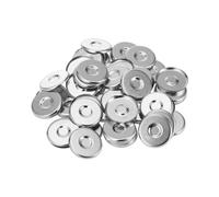 GeRRit 50 pièces/Ensembles Double Face Porte-clés Badge Bouton Faisant des Pièces 25mm 32mm 37mm Porte-clés Bouton Broches Pendentif Rond Faisant des Fournitures (Color : Pink Bases, Size : 25mm)