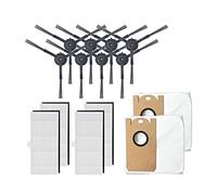 GeRRiT Ajustement ForS9 sacs à poussière colletion nettoyant vadrouilles brosses latérales accessoires ensemble pièces for S9 Robot aspirateur Durapur (Color : Grigio)