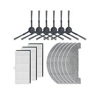 GeRRiT Ajustement ForS9 sacs à poussière colletion nettoyant vadrouilles brosses latérales accessoires ensemble pièces for S9 Robot aspirateur Durapur (Color : Purple)