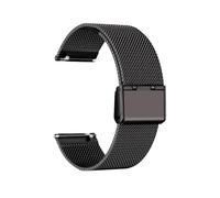 GerRit Bracelet de poignet en métal 20 mm 22 mm compatible avec Vivoactive 5 4 3 Bracelet de montre intelligente compatible avec Venu/SQ /3 2/Venu2 Plus/SQ2 Bracelet(Black,20mm)