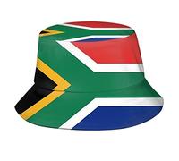 GeRRiT Chapeau bob mignon drapeau de l'Afrique du Sud - Chapeau de soleil tendance pliable pour l'été - Chapeau de pêcheur sud-africain pour homme et femme, Drapeau d'Afrique du Sud-Y003, taille