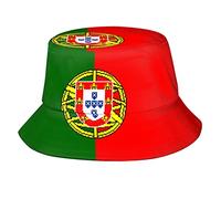 GeRRiT Chapeaux bob avec drapeau mignon et drôle - Chapeau de soleil patriotique pliable - Chapeau de pêcheur d'extérieur pour femme et homme, Drapeau du Portugal - P001, taille unique