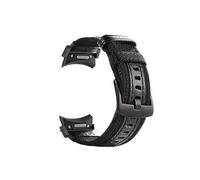 GerRit Compatible avec Galaxy Watch 7 6 5 4 40 mm 44 mm FE Bracelet en nylon Bracelet 6 4 Classic 47 mm 43 mm Bracelet à ajustement rapide Watch5 Pro 45 mm(Black,Watch 4 classic 46mm)