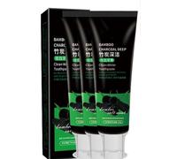 GeRRiT Dentifrice en Profondeur au Charbon de Bambou, Dentifrice blanchissant et détachant, nettoie en Profondeur Les gencives, élimine Les Taches sur Les Dents et rafraîchit l'haleine