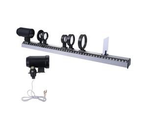 GeRRiT Ensemble D'équipement Optique Physique Kit D'optique for e Sciences Kit D'optique À Lentille Convexe Concave Ensemble De Fixation De Banc Optique Équipement D'enseignement Optique