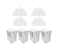 GeRRiT For aspirateur Robot de vidange autonettoyant EVA/SDJ06RM, sac à poussière, chiffons de vadrouille, filtre Hepa, pièces de brosse latérale Durapur (Color : Set16)