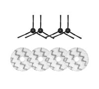 GeRRiT For aspirateur Robot de vidange autonettoyant EVA/SDJ06RM, sac à poussière, chiffons de vadrouille, filtre Hepa, pièces de brosse latérale Durapur (Color : Set19)