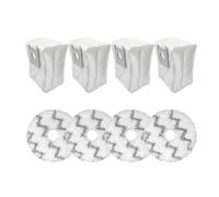 GeRRiT For aspirateur Robot de vidange autonettoyant EVA/SDJ06RM, sac à poussière, chiffons de vadrouille, filtre Hepa, pièces de brosse latérale Durapur (Color : Set17)