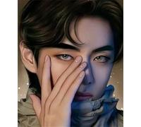 GerRit Kits de peinture de diamant 5d diy 5d pour adultes enfants,BTS, kits de broderie en diamant rond complet-30x40cm