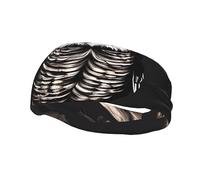 GeRRiT Late Night Owl Bandeau de sport pour homme et femme - Évacuation de l'humidité, bandeau athlétique antidérapant pour yoga, gym, tennis, course à pied, basket-ball