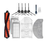 GeRRiT Pièces de brosse latérale avec filtre Hepa en tissu for aspirateur robot EVE Plus, brosse principale, sac à poussière, Kits d'accessoires Durapur (Color : Set25)
