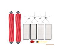 GeRRiT Pièces de rechange for aspirateur Robot Q7 Max,Q7 Max +,Q7 Plus,T8, filtre Hepa, brosse latérale principale, sac à poussière en tissu de vadrouille Durapur (Color : 12pcs)