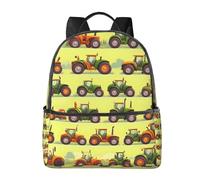 GeRRiT Sac à bandoulière léger imprimé léopard sac à dos multifonctionnel, sacs à dos de voyage shopping, Green Fields Machine agricole, Taille unique