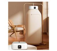 GeRRiT Séche Linge Electrique SéChage à Air Chaud à 360°, SèChe Linge De Voyage, Portable, Convection, Circulation d'air Chaud, Plastique, Blanc