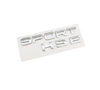 GeRRiT yzw6688 Autocollant de décalcomanies d'insigne de Coffre de Garde-Boue latéral de Logo de Sport de Voiture HSE Compatible avec VELAR Discovery Evoque Defender (Color : Matte Silver)